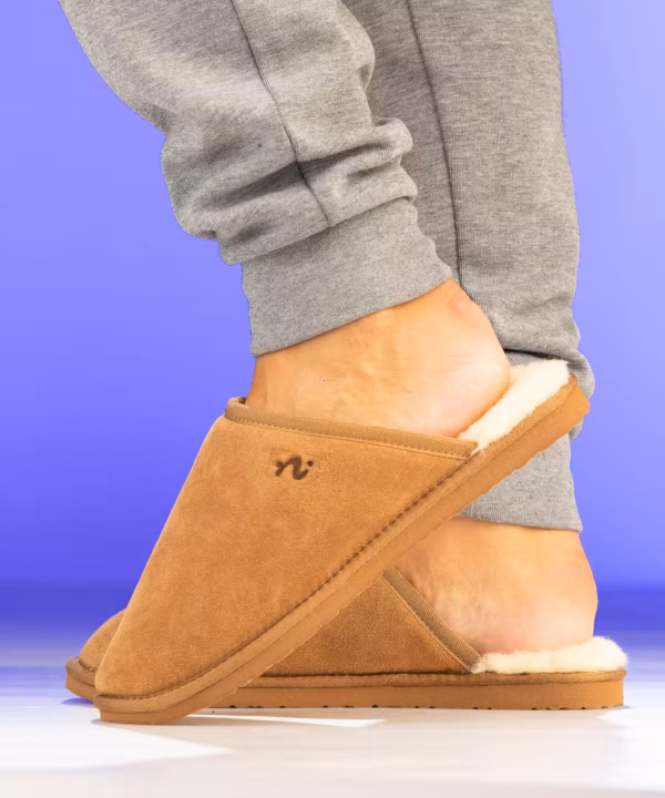 Noodles - Hut Wool Slipper Camel