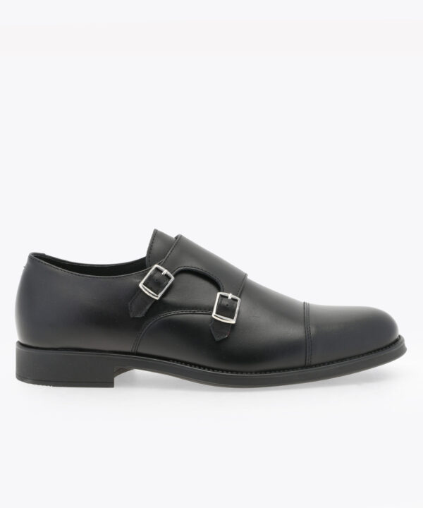 gregers Monkstrap - black