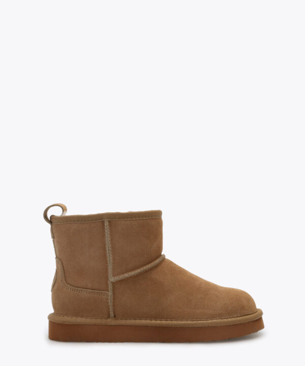 Ergobio Teddyboots Sheepskin Jr - camel