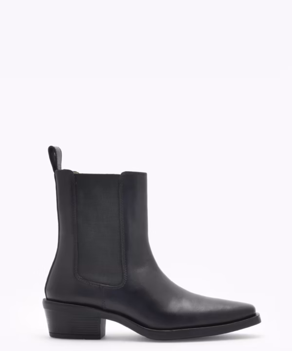 Roberto Rosso Mira Leather Boot - black
